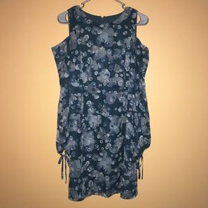 Vince Camuto Cold Shoulder Floral Dress